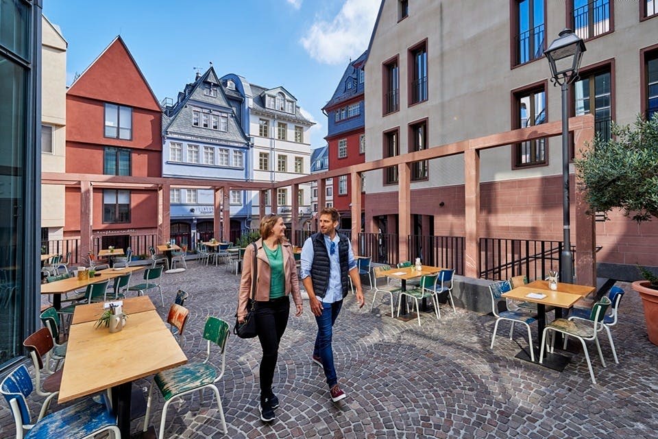 프랑크푸르트 구시가지 쉬른 카페 미식 투어