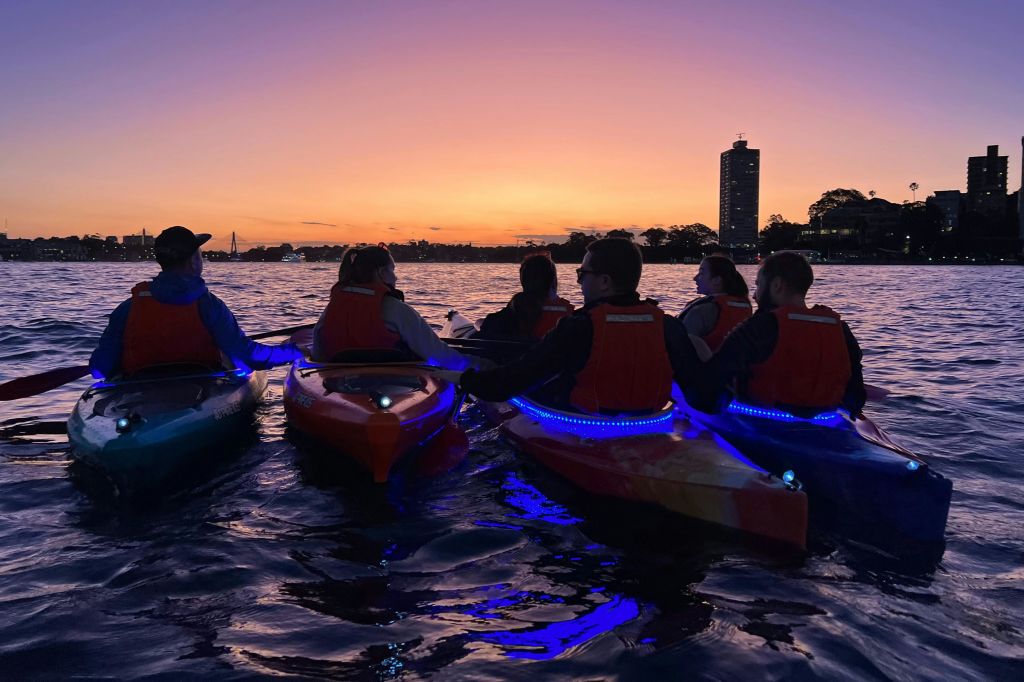 황혼의 색을 함께 즐기기