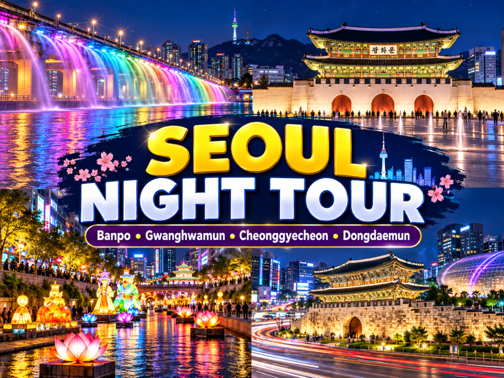 [Private Tour] Perfect for Your Arrival Night in Korea! Seoul’s Must-See Night View Tour