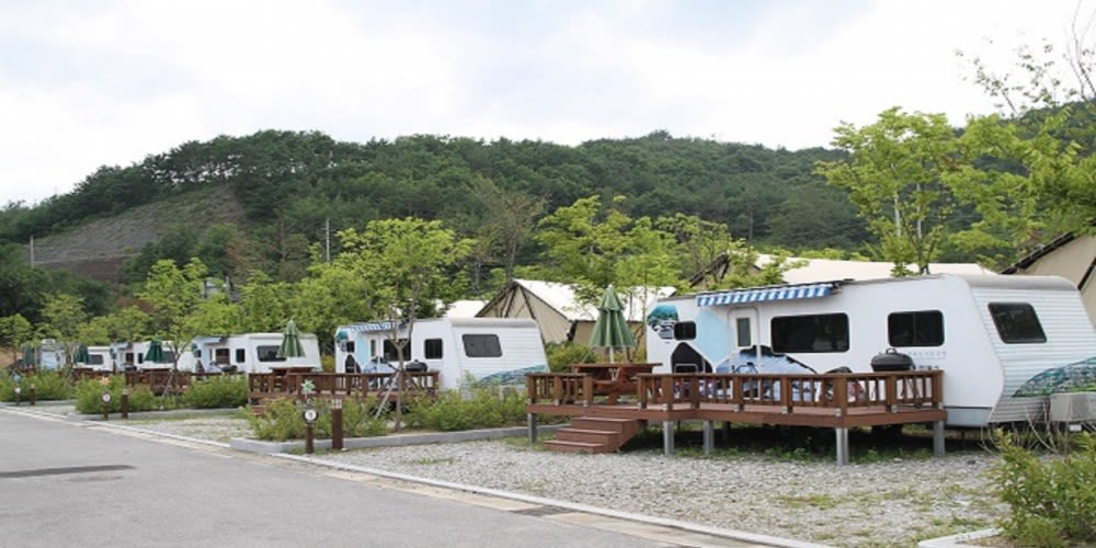 임하호 캠핑 수상 레저 타운