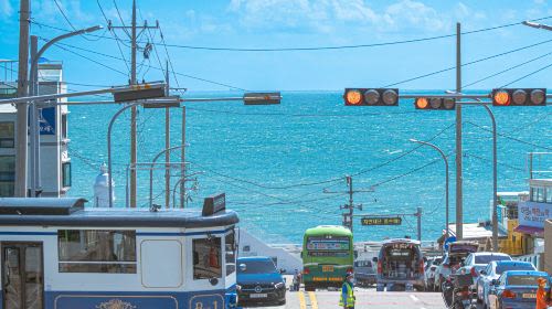 [Busan] Busan One-Day Tour (Haeundae Blue Line Park/Gamcheon Culture Village/Cheongsapo/Yonggungsa Temple)