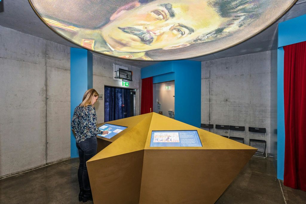 "국경없는 자유" 전시회 전경