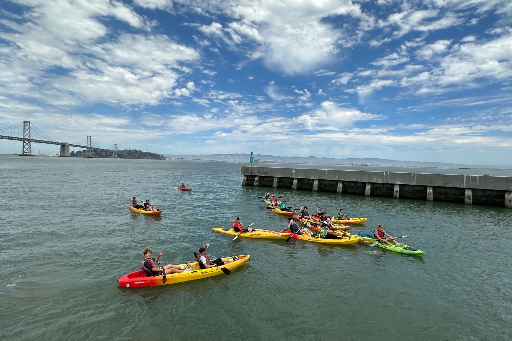 샌프란시스코에서 카약 타기