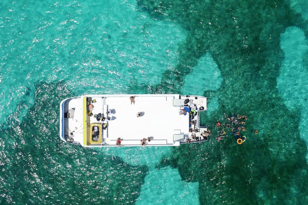 이슬라 무헤레스 (Isla Mujeres) 에 위치한 플라야 노르테 (Playa Norte