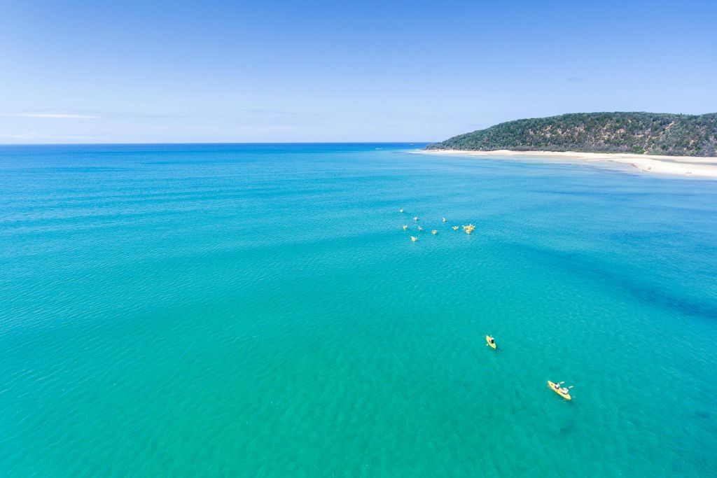 더블아일랜드 포인트에서 카약 타기