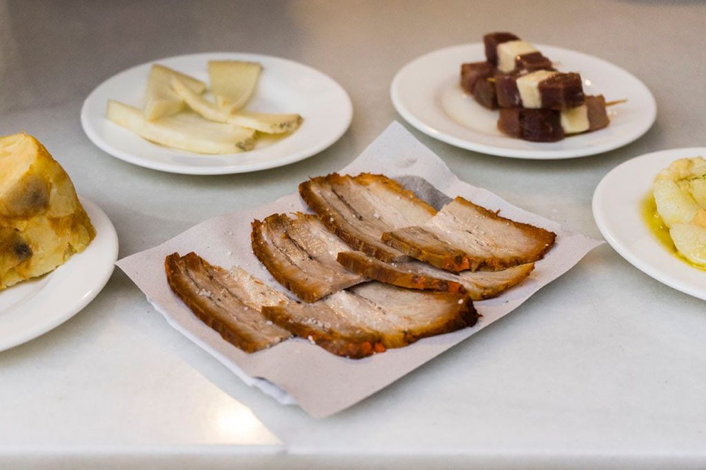 Cold tapas selection