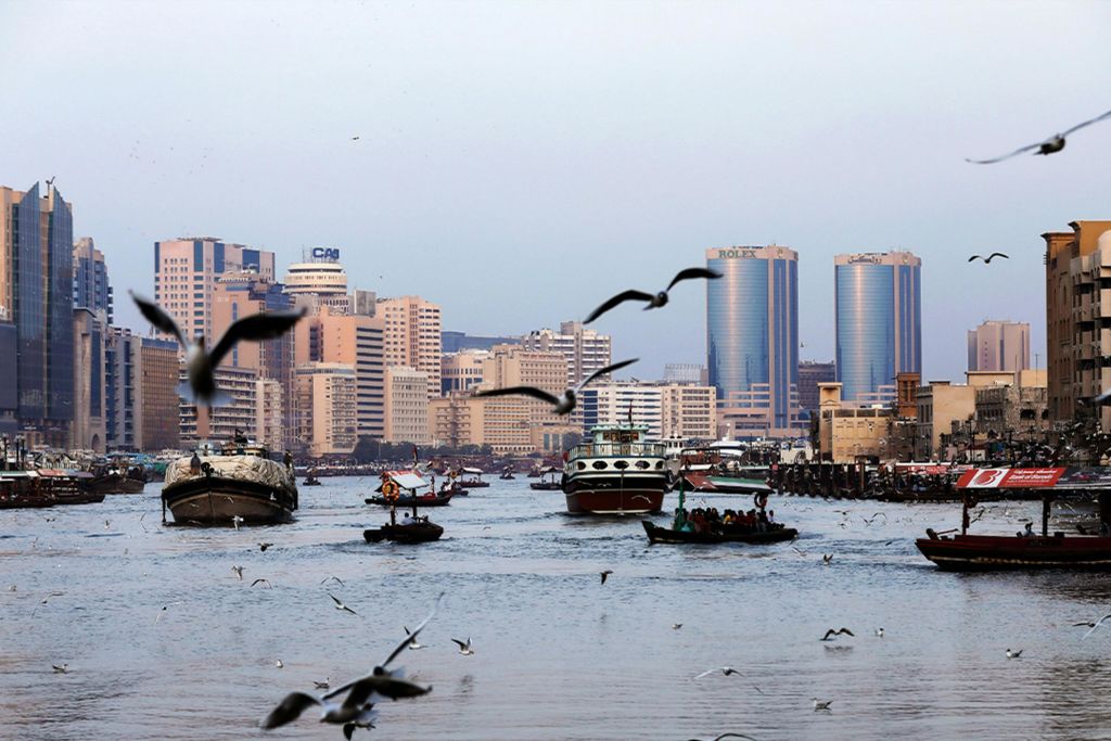 아브라 (Abra) 차량 서비스에서 바라본 풍경