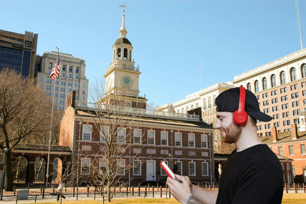 오디오 가이드를 들으며 즐기는 필라델피아 도보 투어