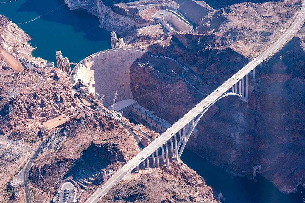 후버 댐과 라스베이거스 스트립 헬리콥터 탑승