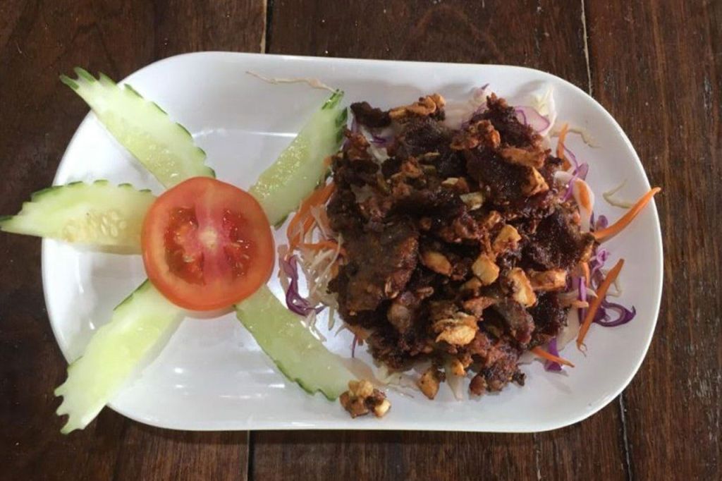 마늘튀김 돼지고기