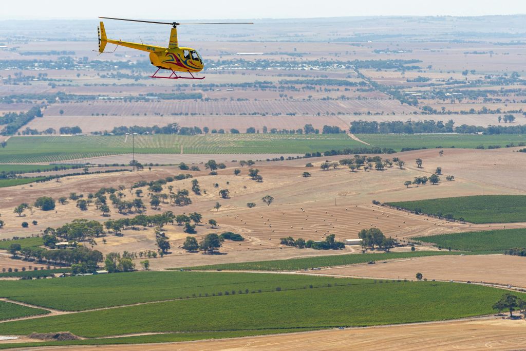 바로사 계곡의 서쪽 능선