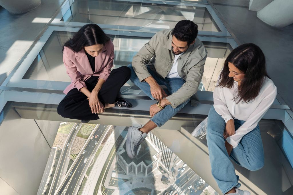 스카이뷰 전망대 - 유리 산책