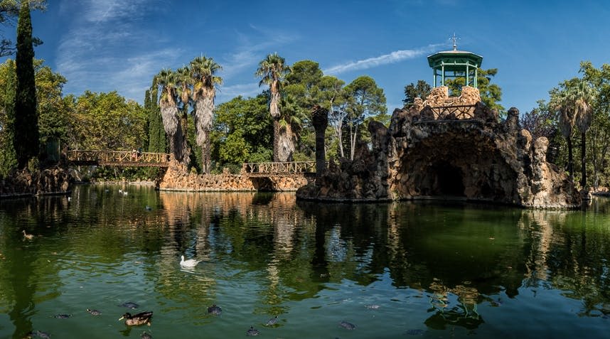 사마 공원에서 즐기는 호수, 전망, 쿠에카