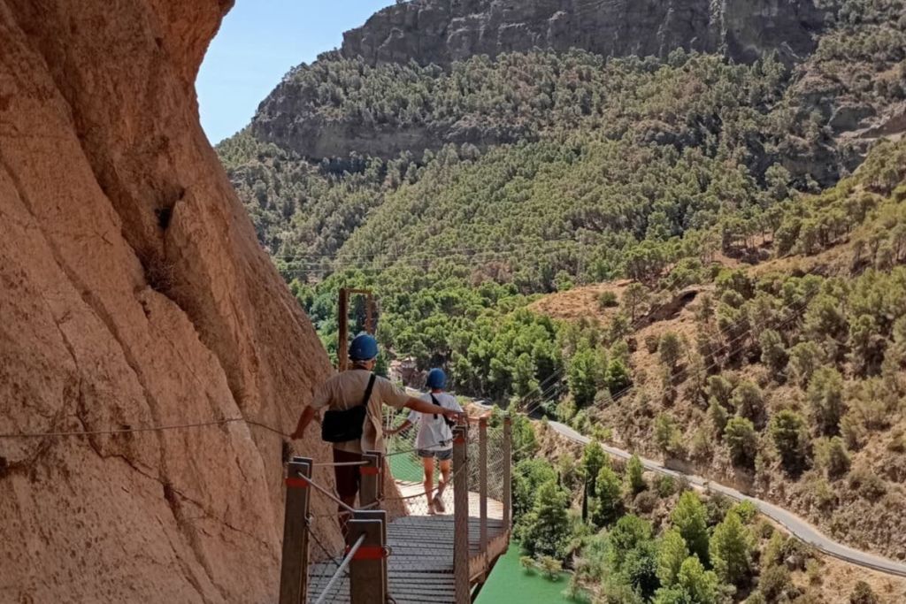 엘 초로에 도착하기 전 마지막 다리.