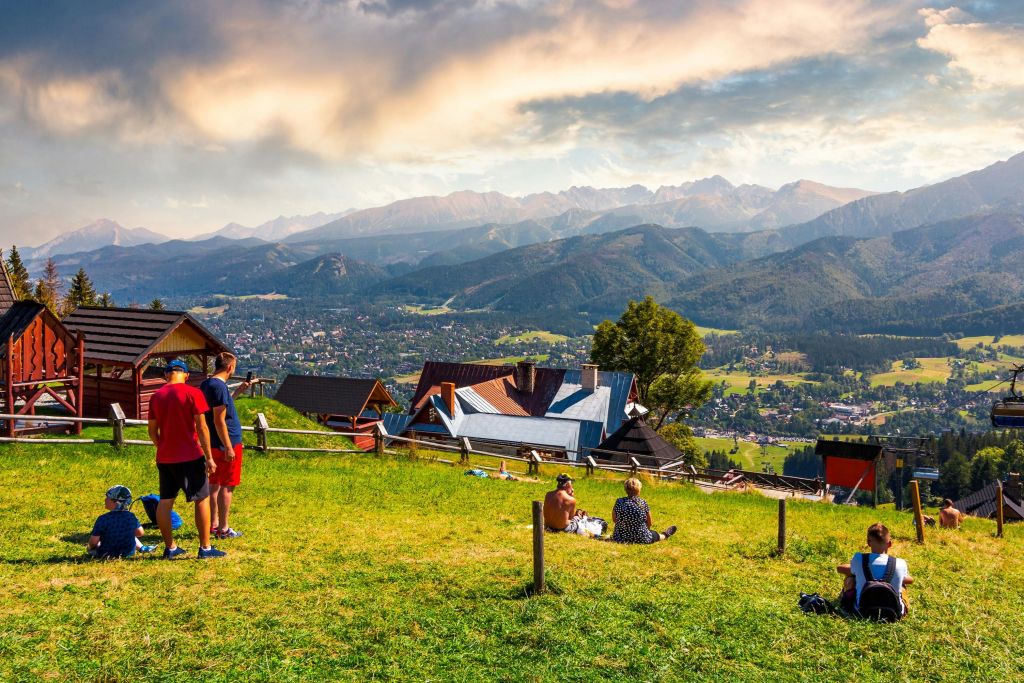 자코파네와 타트라 산맥 전망