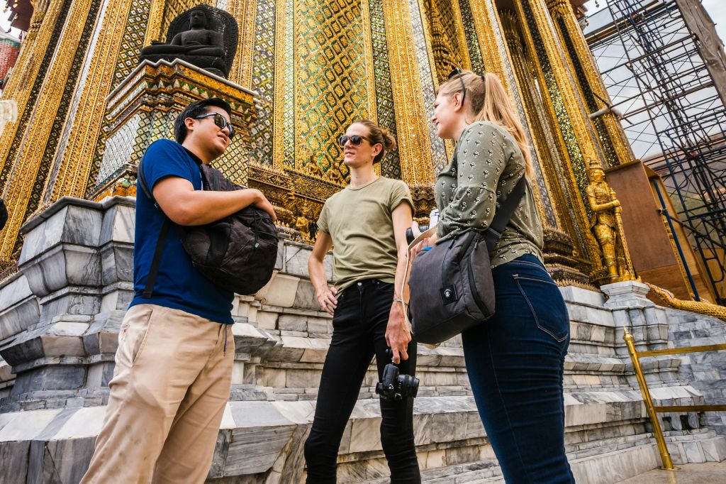 왕궁과 에메랄드 불상을 둘러보는 가이드 투어