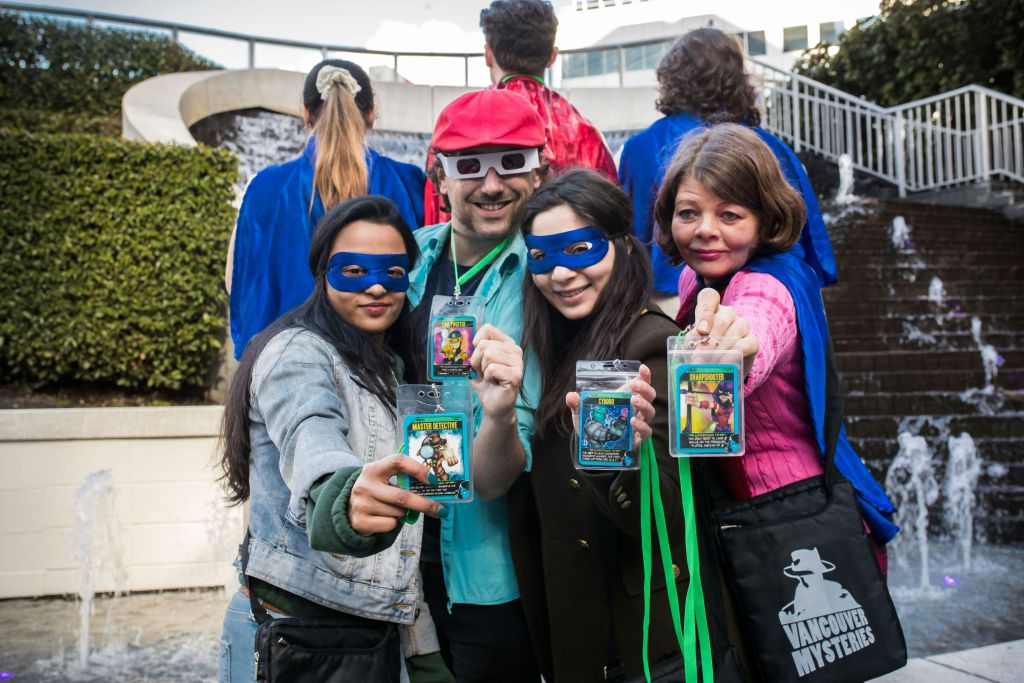 브리티시컬럼비아 밴쿠버 다운타운의 슈퍼히어로 그룹