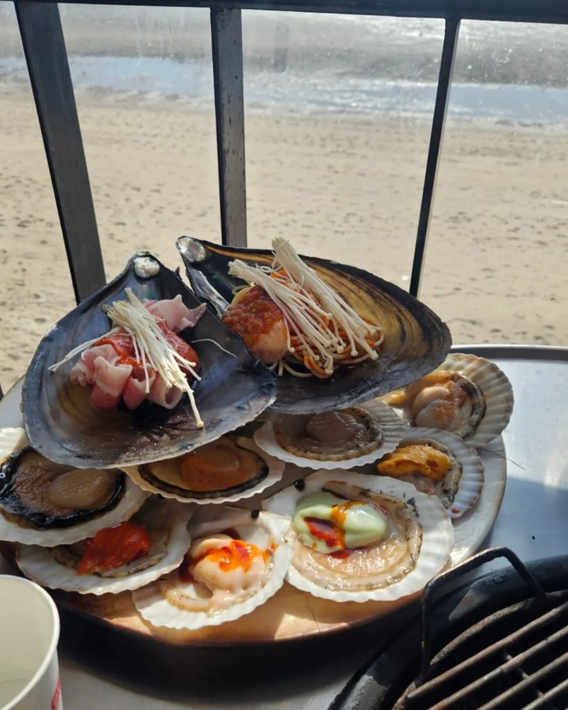 서해안 조개 광장
