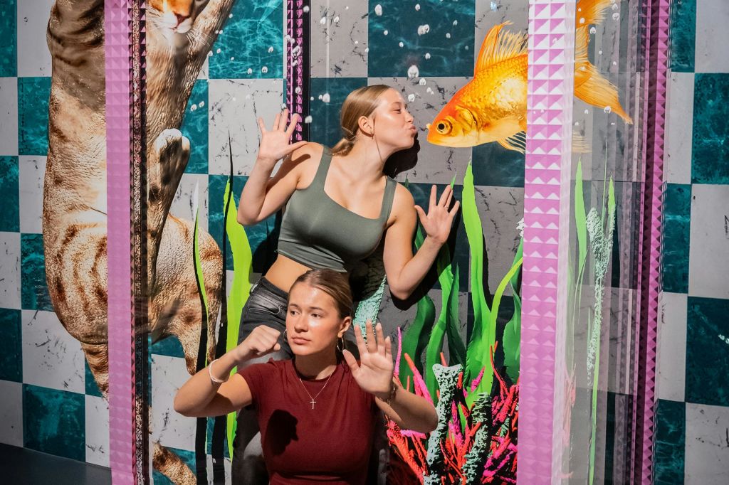 물통에 갇혔어요!