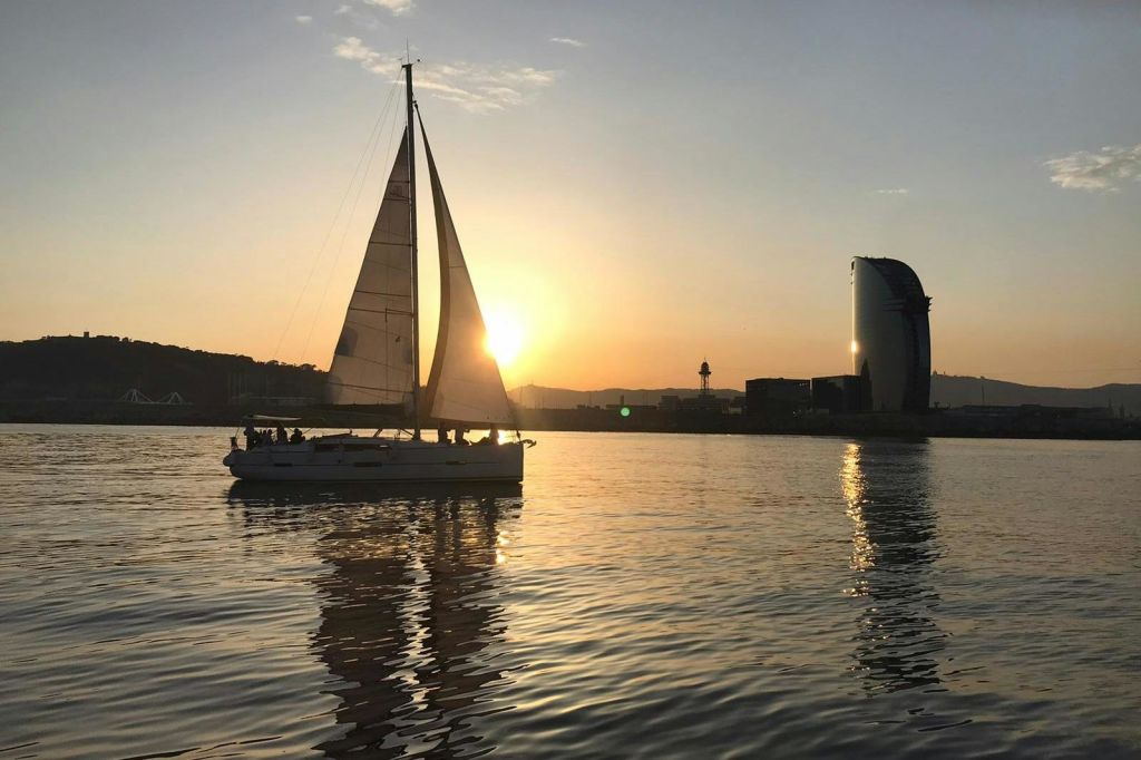 도시 스카이라인의 멋진 전망