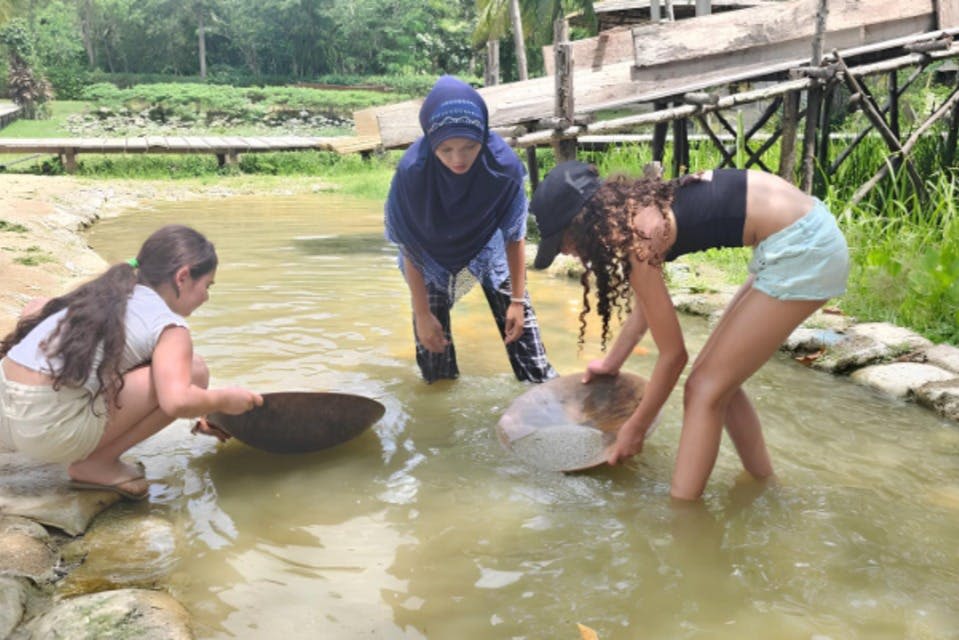 골드를 노리는 것은 흥미롭고 재미있는 활동입니다! 물속에서 금을 직접 찾아볼 수 있는 기회가 주어집니다.