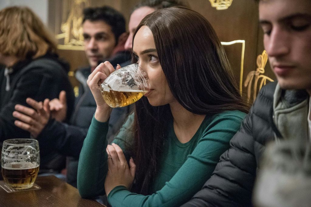 4가지 브랜드의 맥주를 맛보실 수 있습니다.