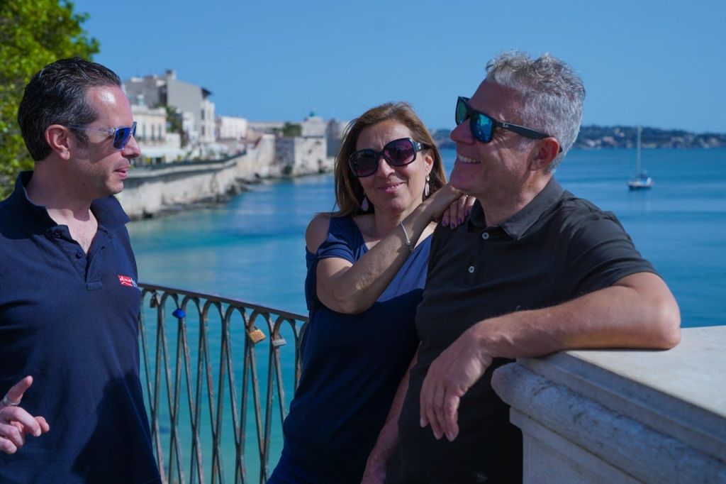 오르티지아에서 바다가 내려다보이는 곳