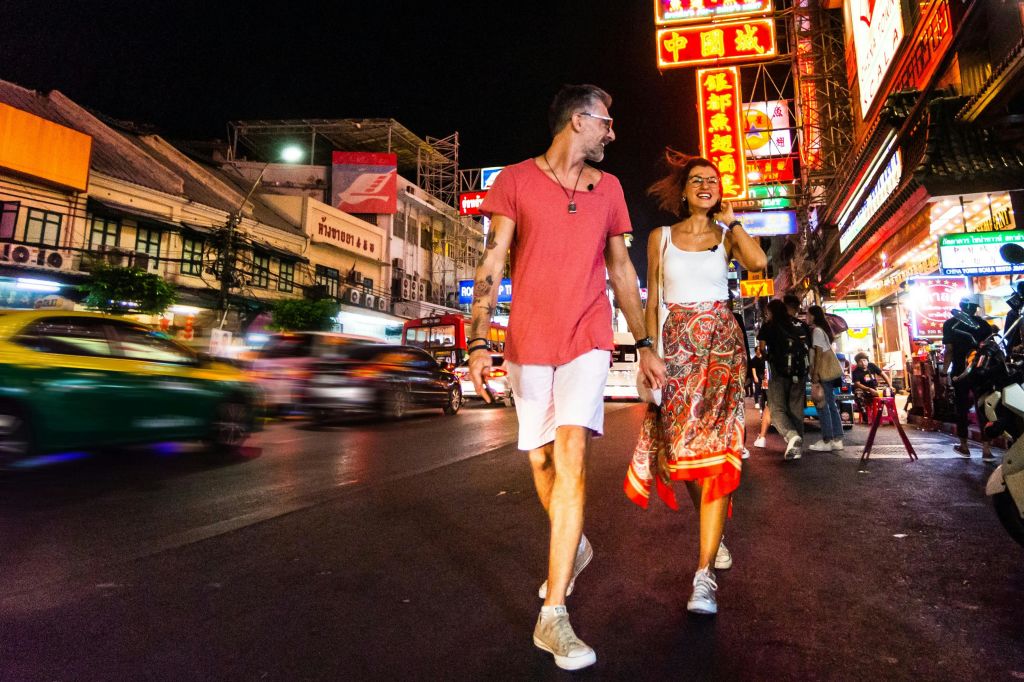 방콕 차이나타운 길거리 음식 시장 산책