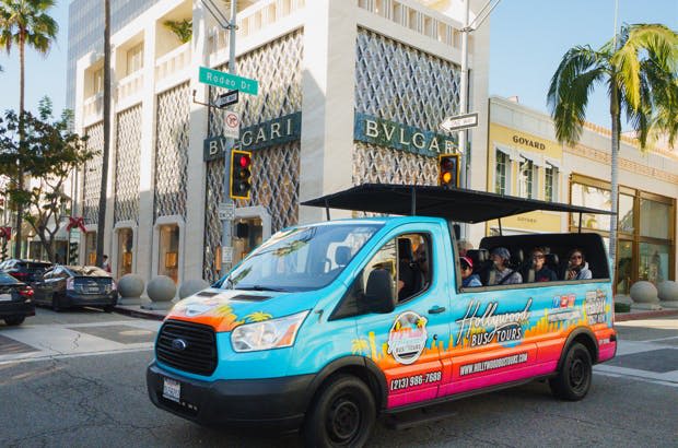 할리우드 버스 투어 밴