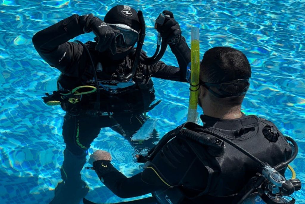 수영장 교육 세션