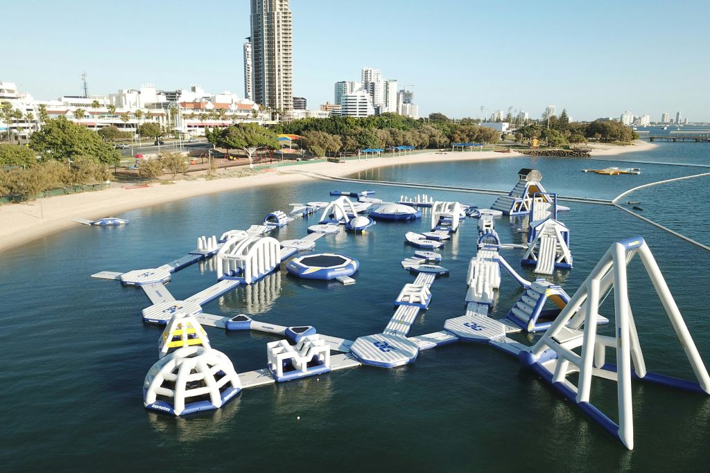 아쿠아 파크의 아리얼 풍경