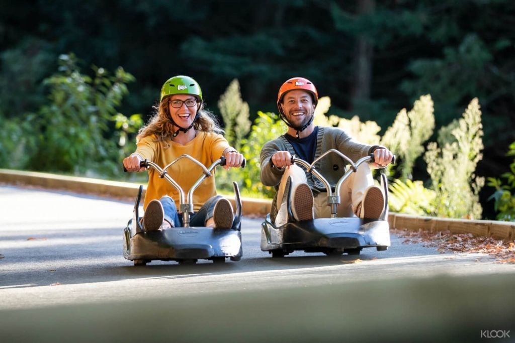 속도를 줄이거나 멈추려면 핸들바를 뒤로 당기고, 가속하고 라이딩을 즐기려면 약간 손을 뗍니다.