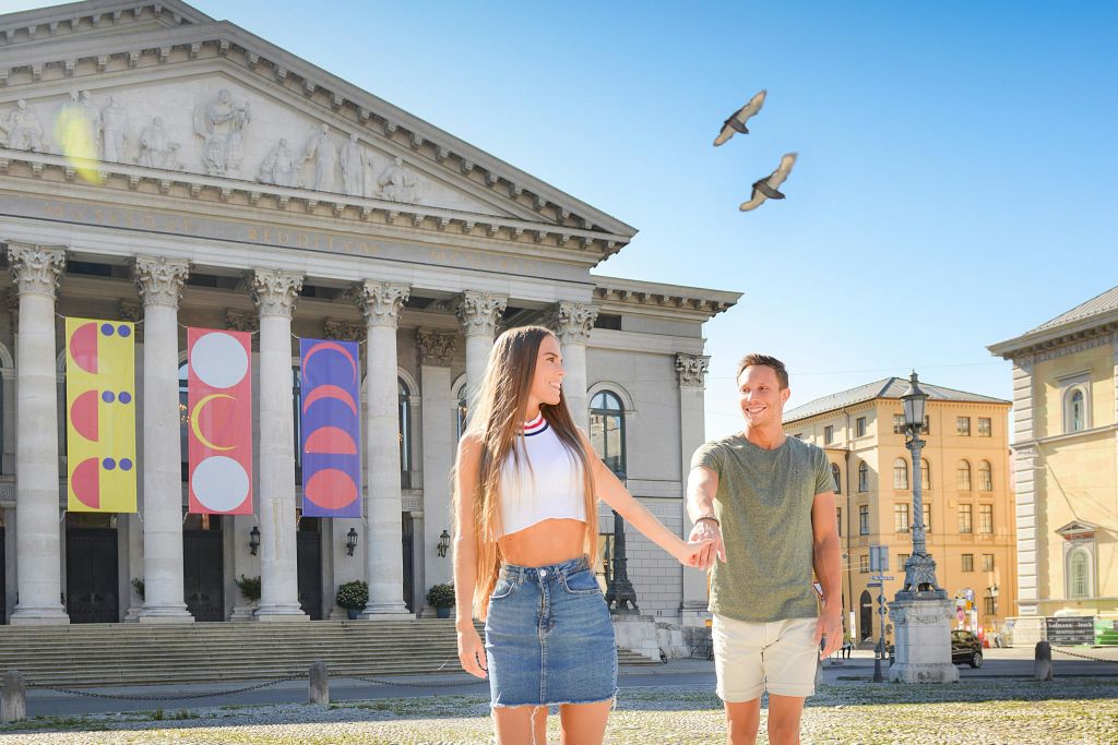 뮌헨 사진 촬영 세션. 미적 가치가 높은 아름다운 이미지 만들기