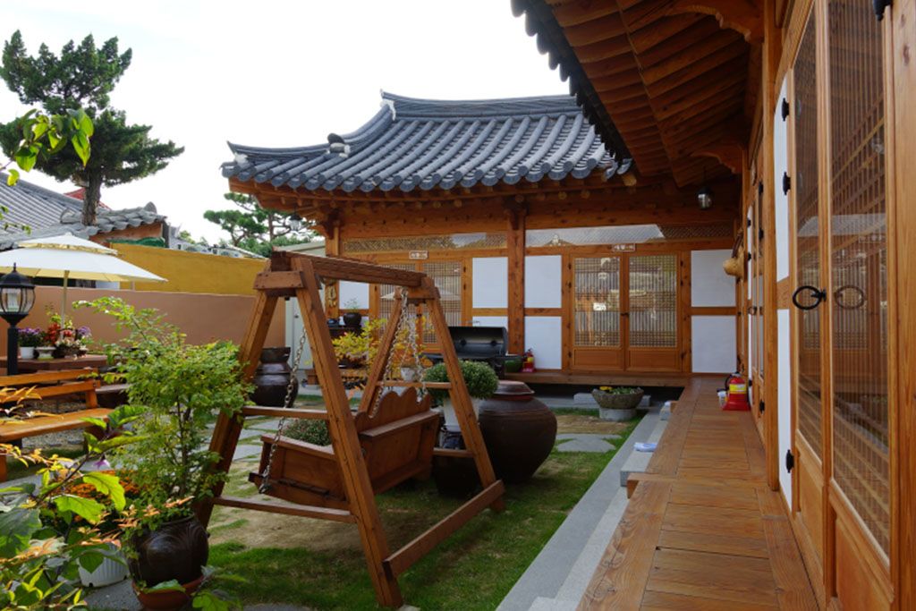 전주 더머뭄 한옥스테이 - 트리플 숙소