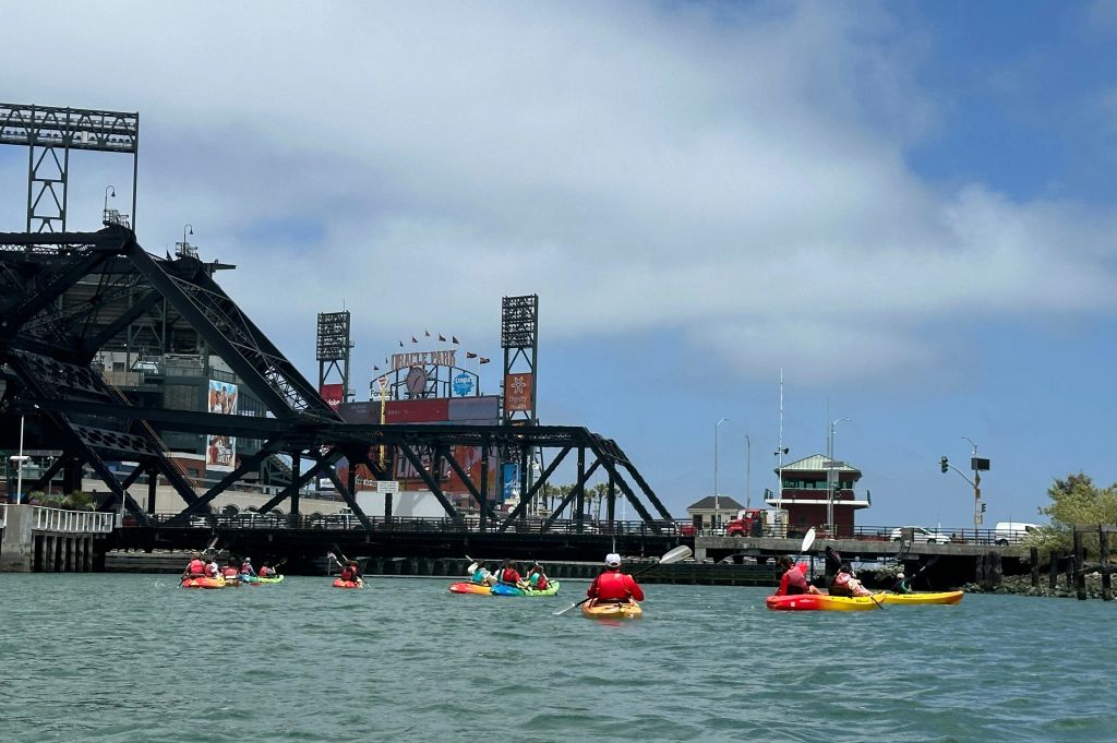 샌프란시스코에서 카약 타기
