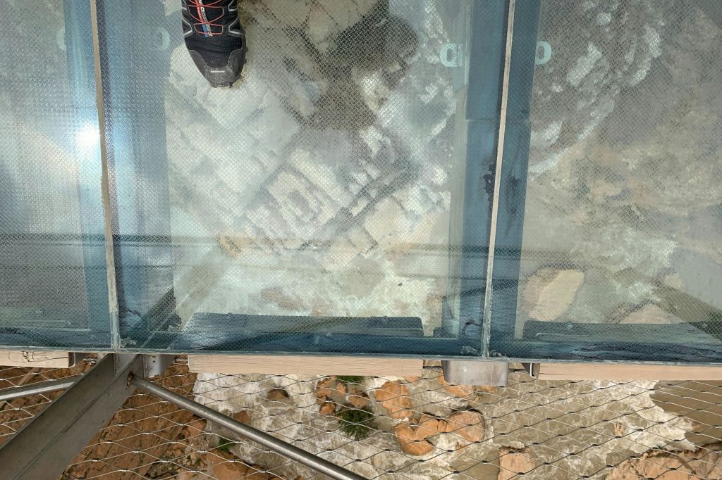 카미니토 델 레이의 유리 바닥