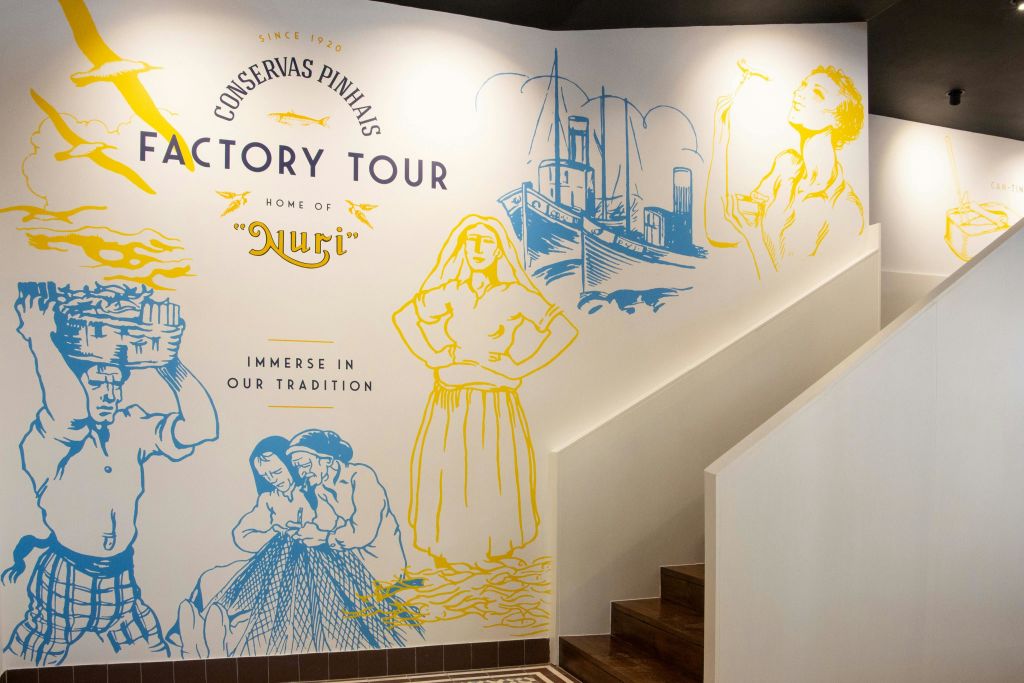 Conservas Pinhais 공장 투어.