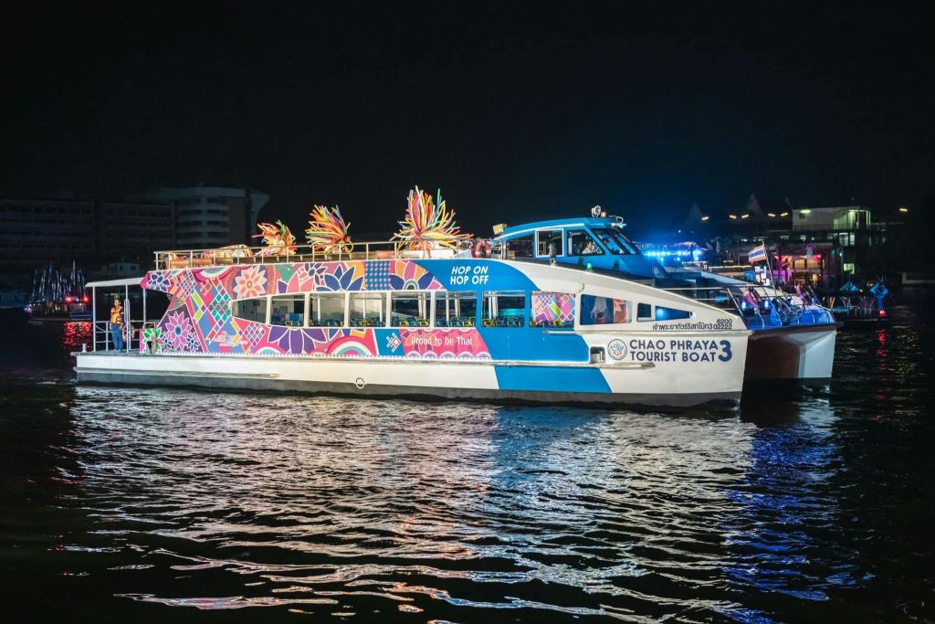 차오프라야강 보트