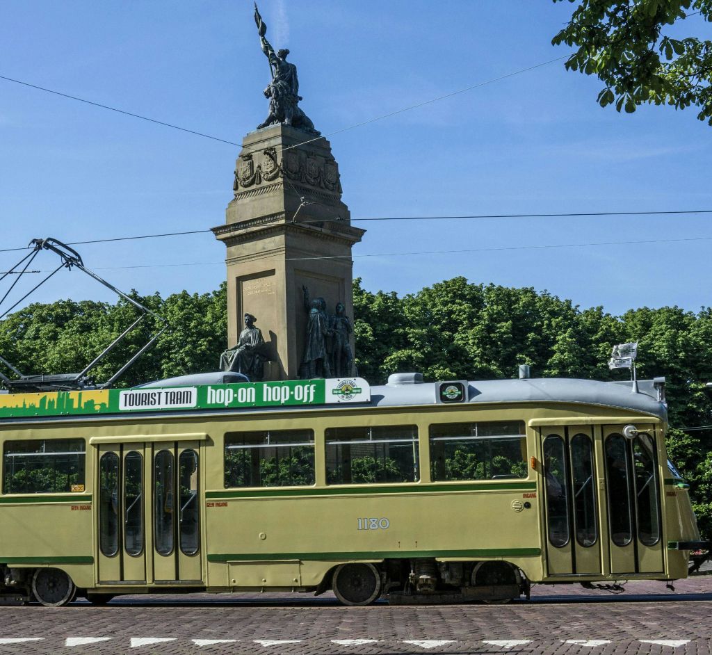 자유롭게 승하차 가능한 트램