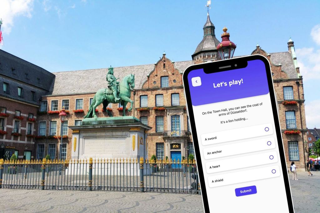 뒤셀도르프에서 즐기는 보물찾기 게임