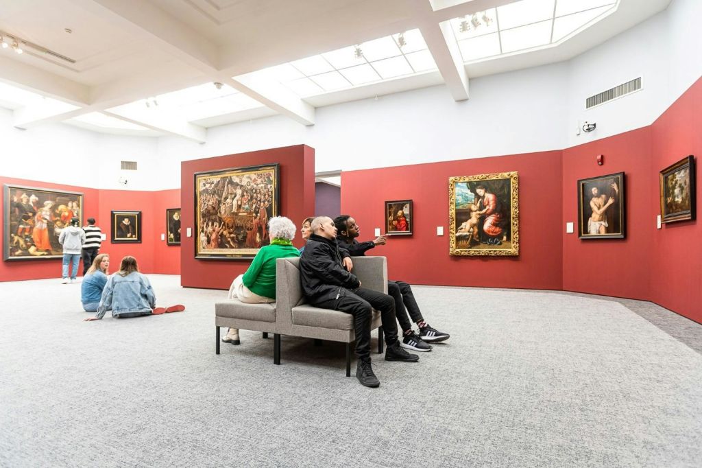 그뢰닝미술관 내부