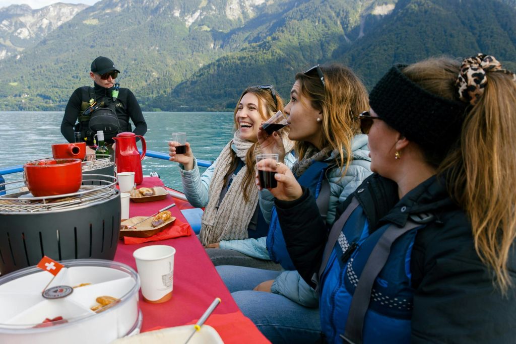 인터라켄에서 즐기는 초콜릿 퐁듀
