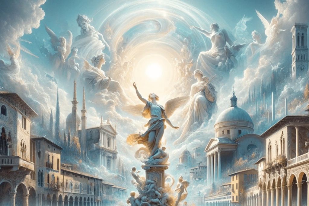 단테의 낙원 일러스트