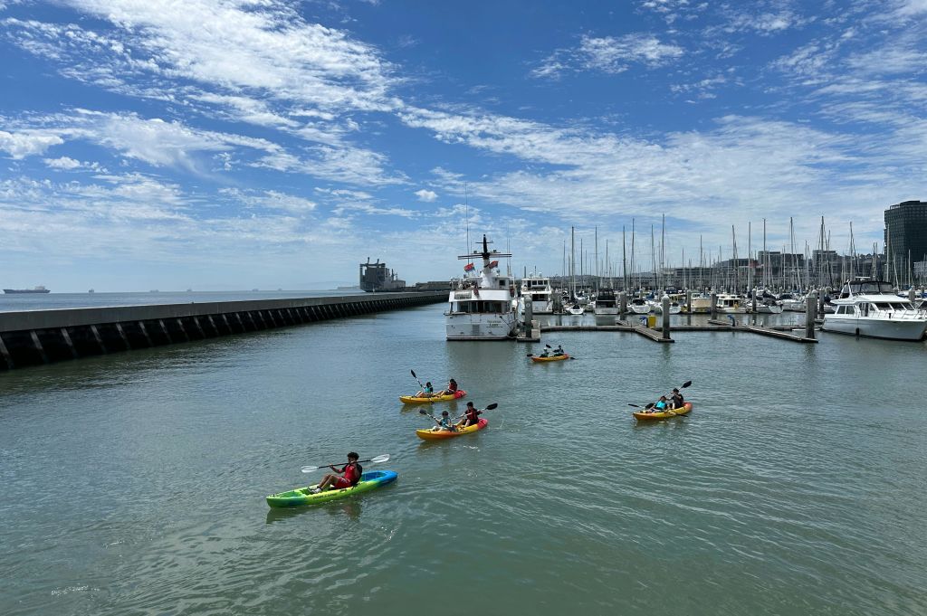 샌프란시스코에서 카약 타기