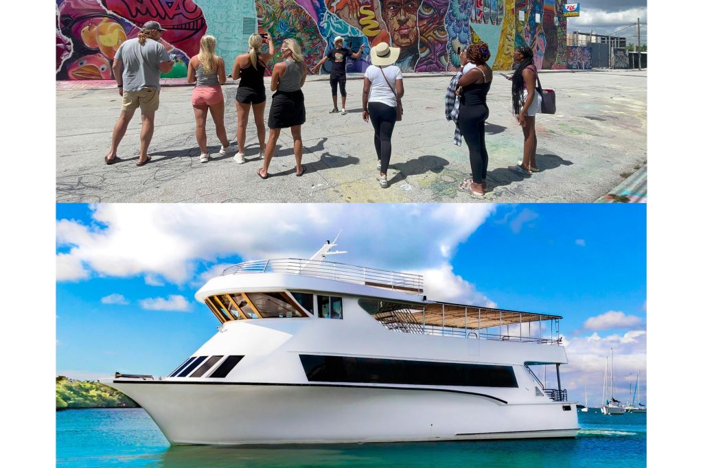 마이애미에서 가장 예술적인 지역의 활기찬 거리 예술과 보트 크루즈가 어우러진 독특한 투어입니다.