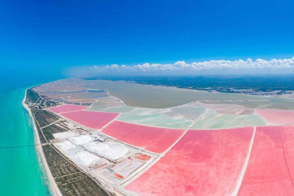 컬러에서 바라본 공중 전망