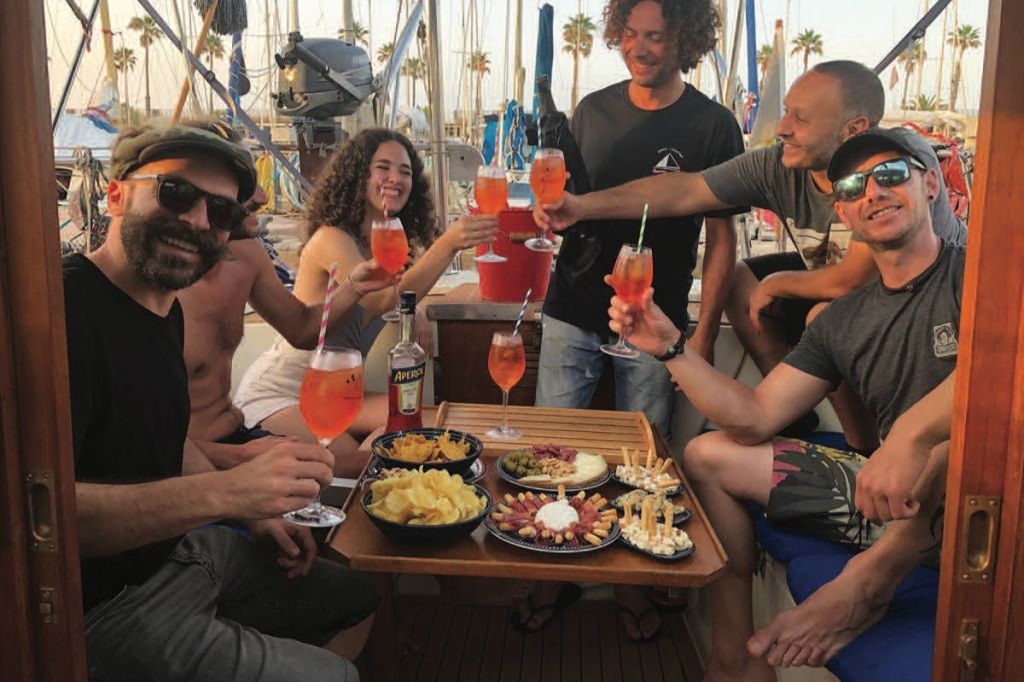 간식과 함께 걷기