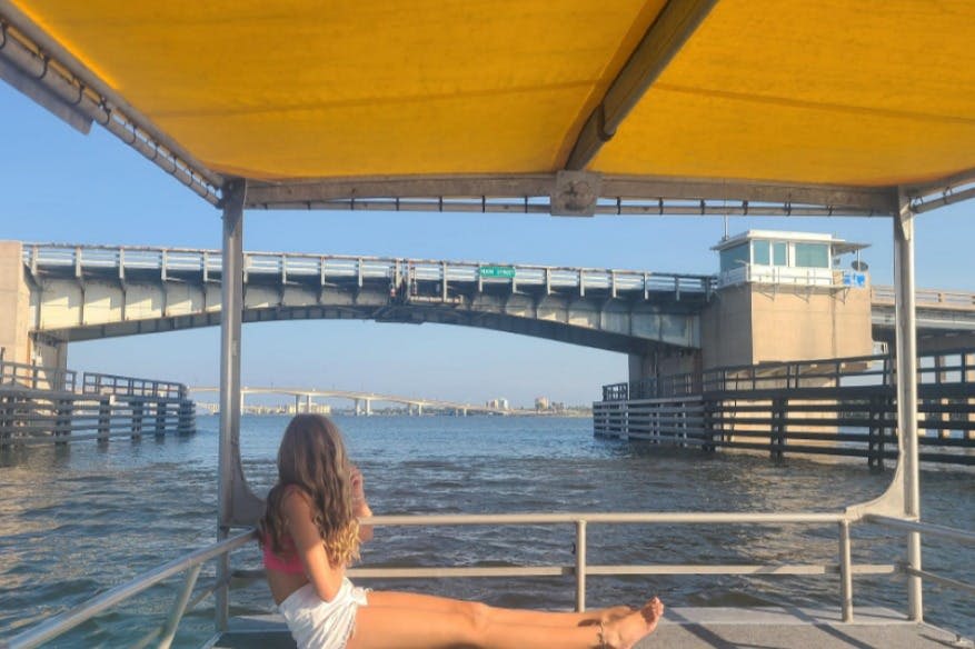 데이토나 해변에서 보트 타기