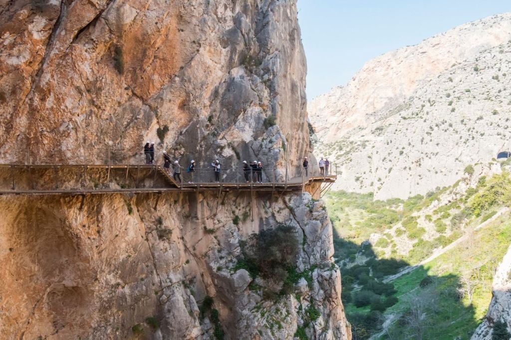Caminito del Rey, 새로운 풋브릿지.