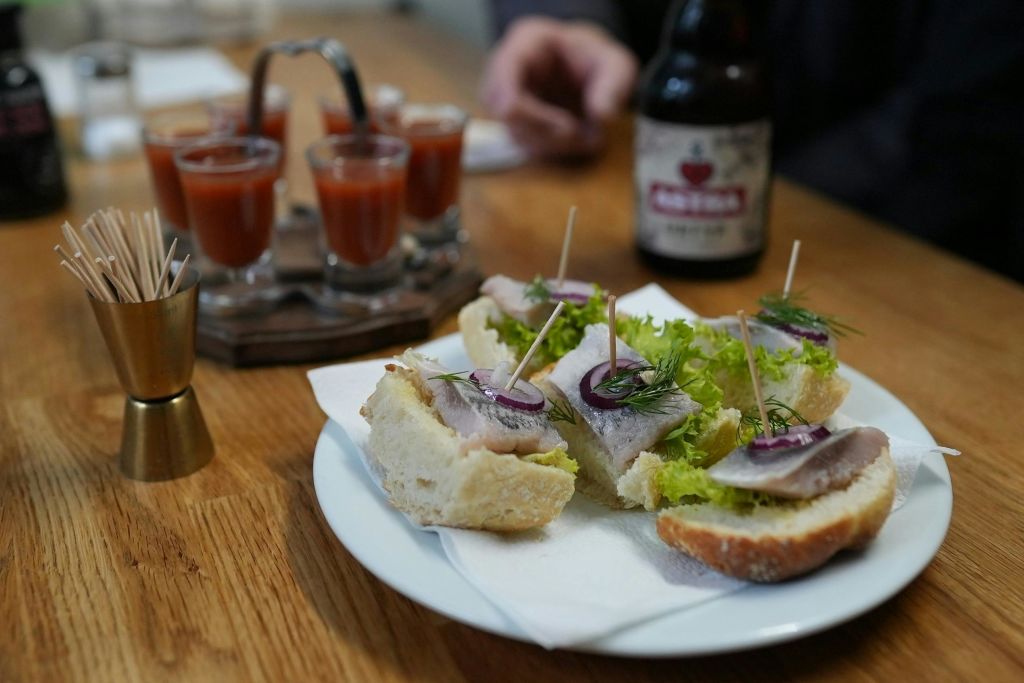 참여하는 스낵 바의 샘플 부분